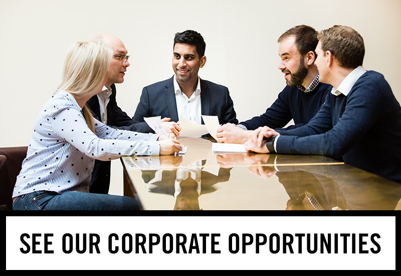 Corporate opportunities at The Gardeners Arms